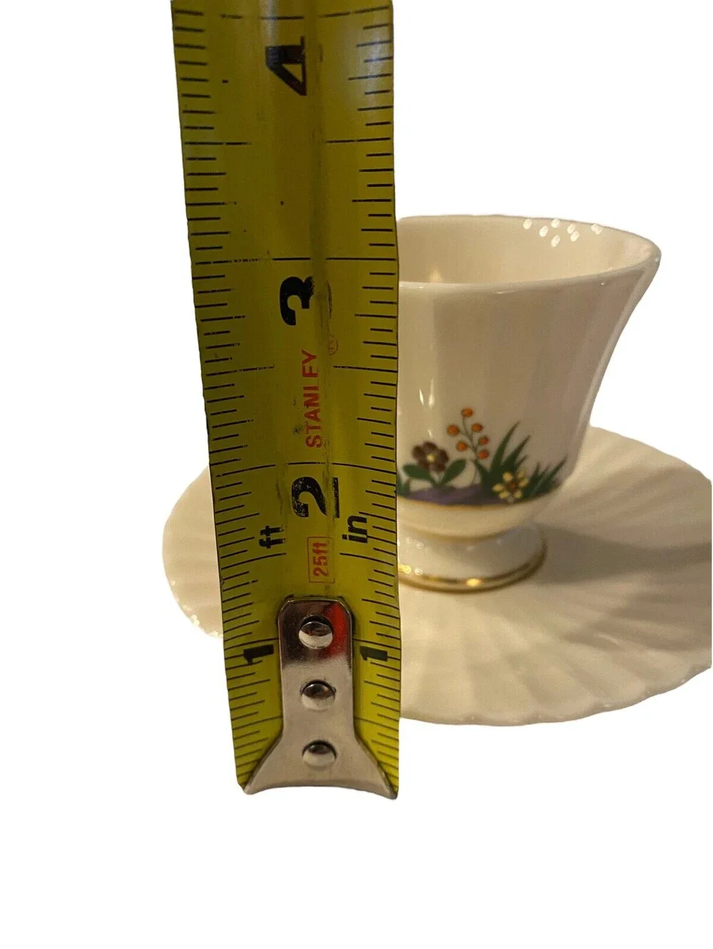Vintage Lenox Rutledge Demitasse Cup and Saucer Set